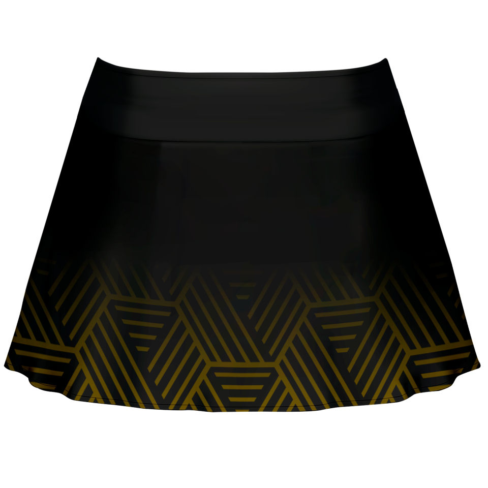 Falda pantalón pádel sublimada modelo hexágono