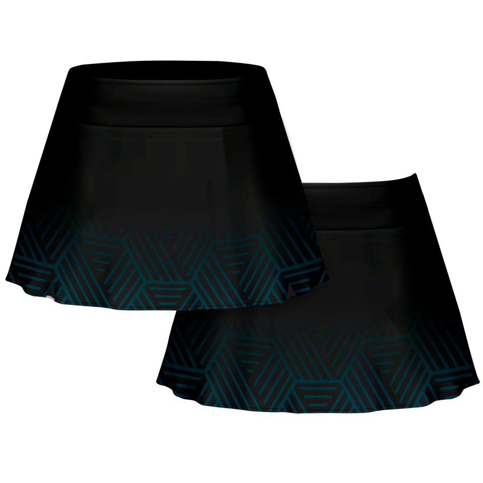 Falda pantalón pádel sublimada modelo hexágono