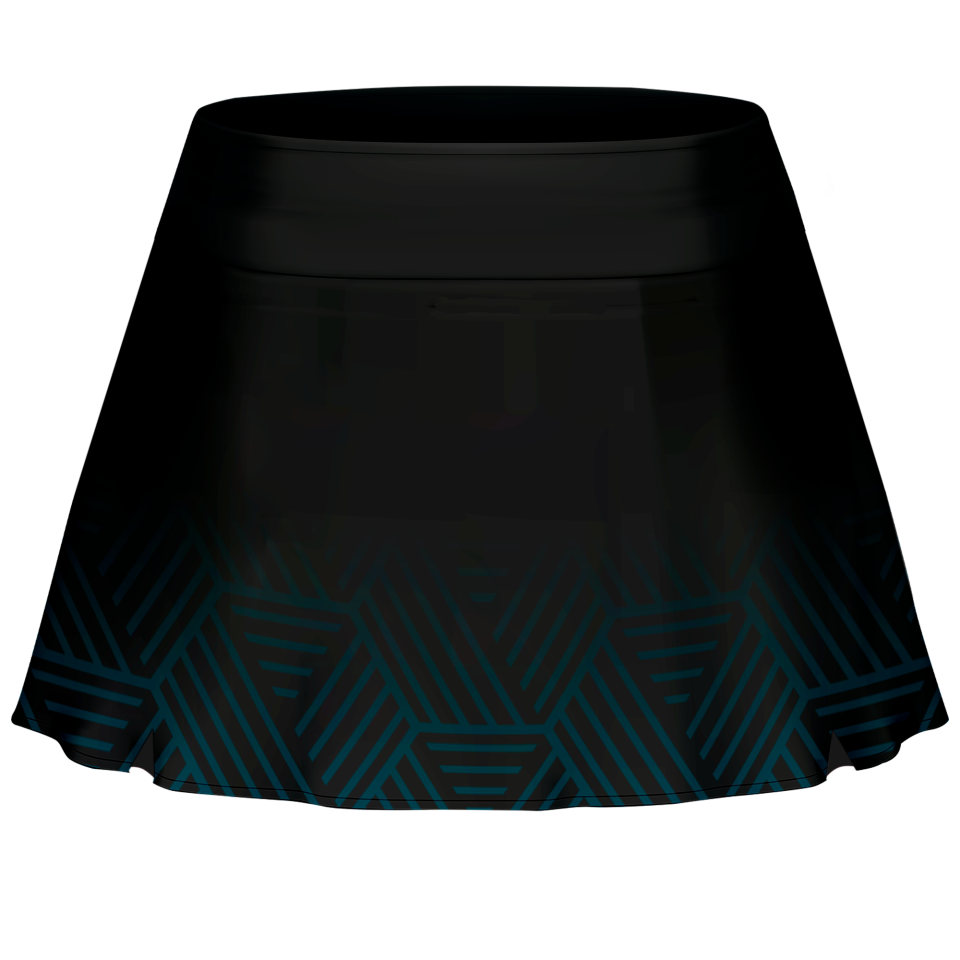 Falda pantalón pádel sublimada modelo hexágono