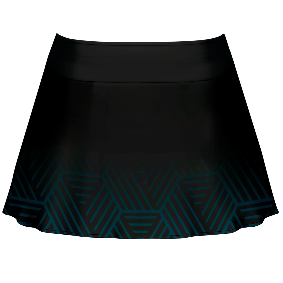 Falda pantalón pádel sublimada modelo hexágono