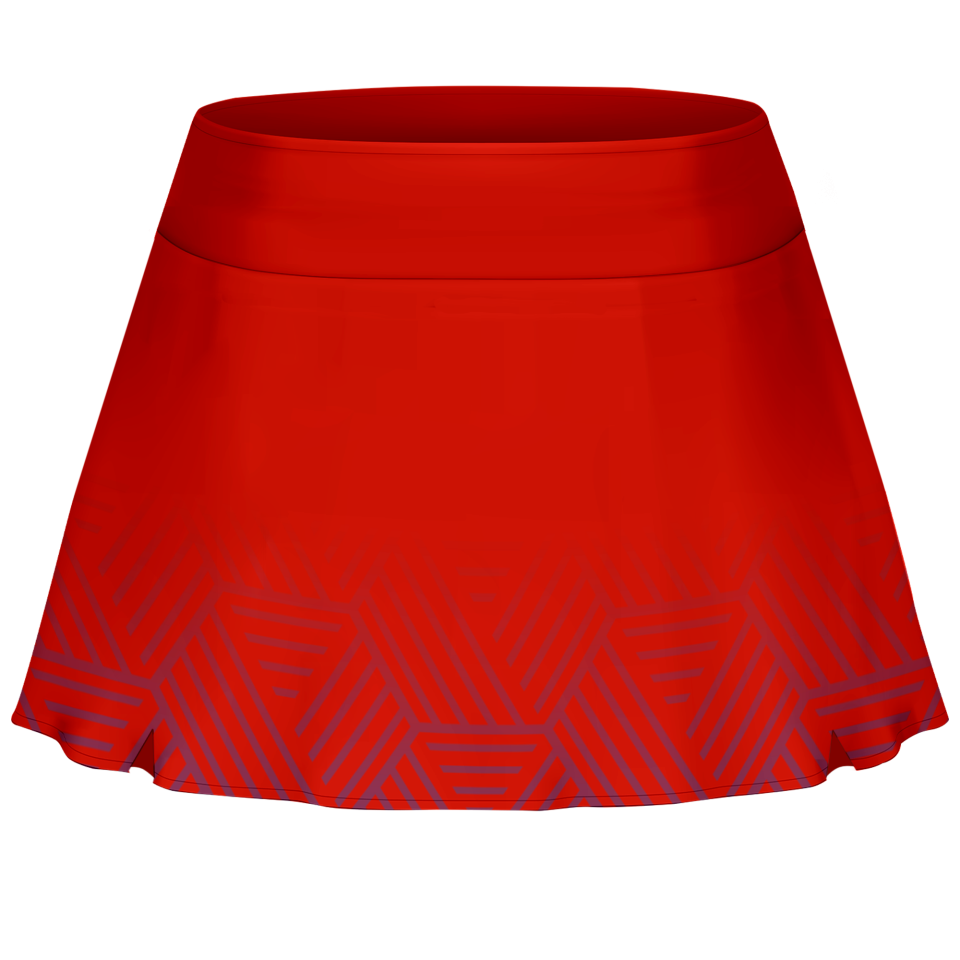 Falda pantalón pádel sublimada modelo hexágono