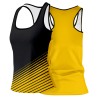 Camiseta pádel mujer tirantes sublimada modelo rayas
