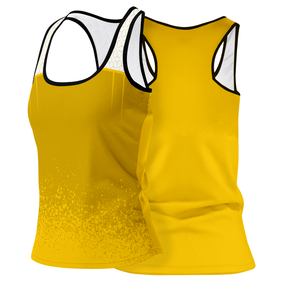 Camiseta pádel mujer tirantes sublimada modelo corte