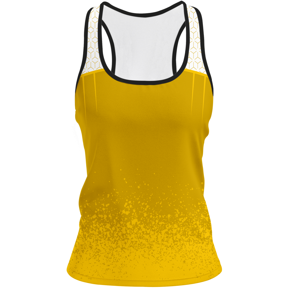 Camiseta pádel mujer tirantes sublimada modelo corte