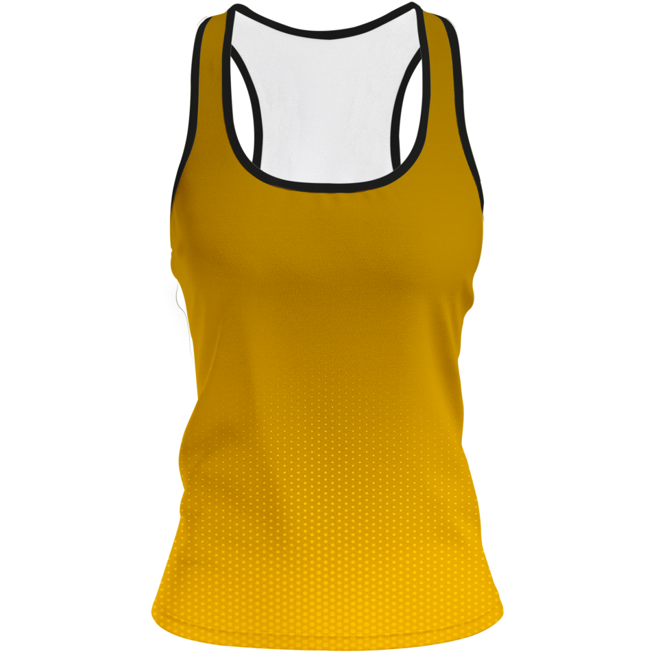 Camiseta pádel mujer tirantes sublimada modelo degradado