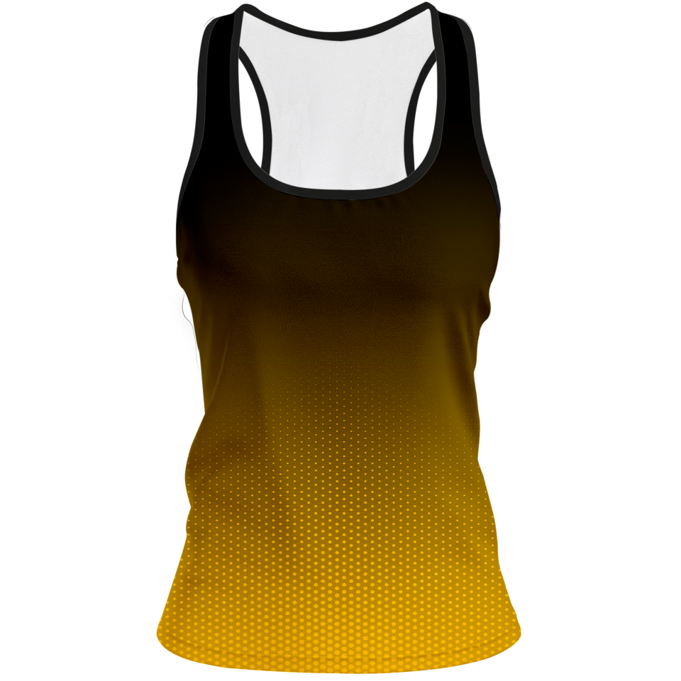 Camiseta pádel mujer tirantes sublimada modelo degradado