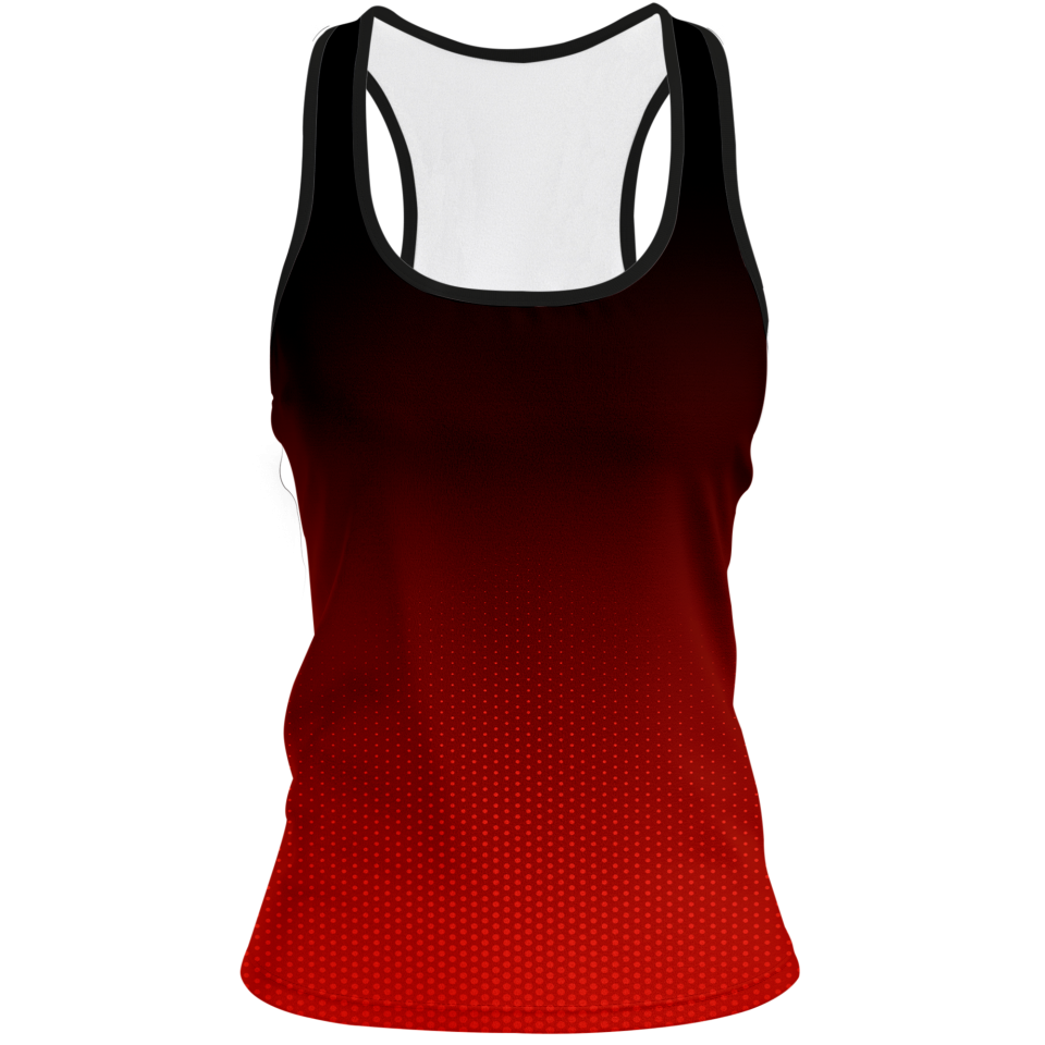 Camiseta pádel mujer tirantes sublimada modelo degradado