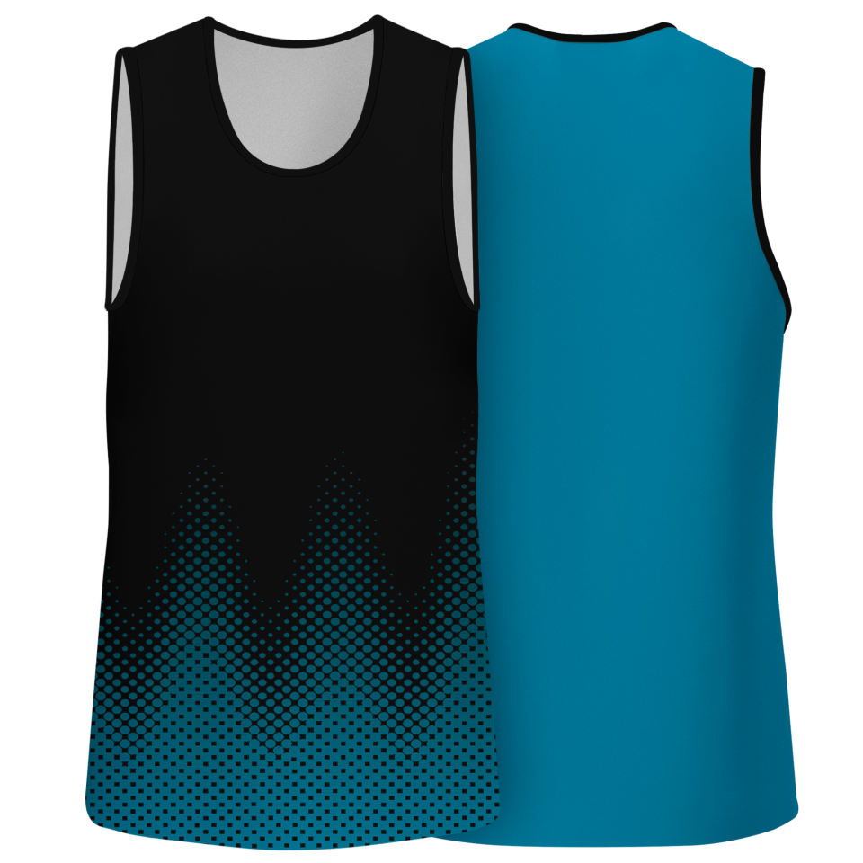 Camiseta pádel sin mangas sublimada modelo puntos