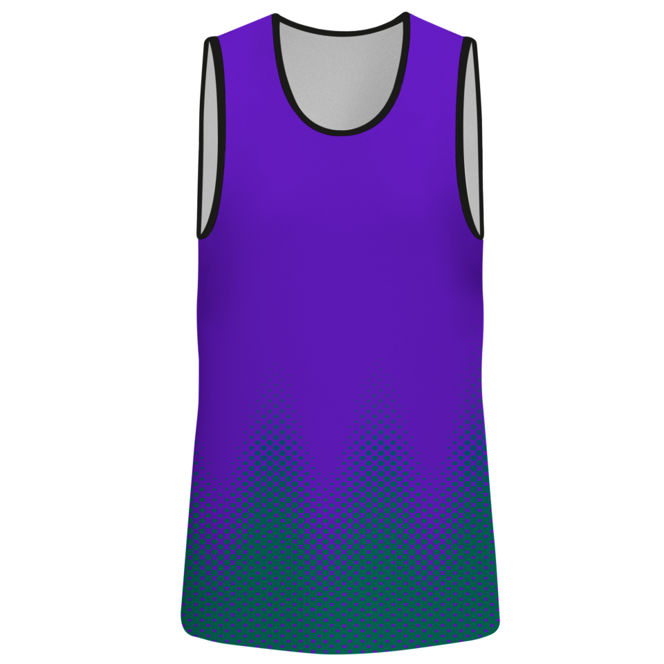 Camiseta pádel sin mangas sublimada modelo puntos