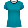 Camiseta pádel mujer manga corta sublimada modelo hexágono
