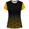 Camiseta pádel mujer manga corta sublimada modelo hexágono