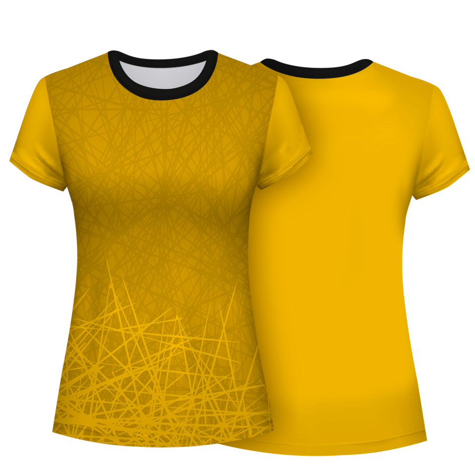 Camiseta pádel mujer manga corta  sublimada modelo líneas