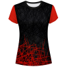 Camiseta pádel mujer manga corta  sublimada modelo líneas