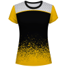 Camiseta pádel mujer manga corta sublimada modelo corte