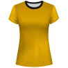 Camiseta pádel mujer manga corta sublimada modelo rayas