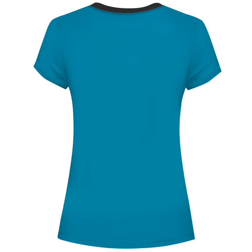 Camiseta pádel mujer manga corta sublimada modelo rayas