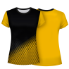 Camiseta pádel mujer manga corta sublimada modelo rayas