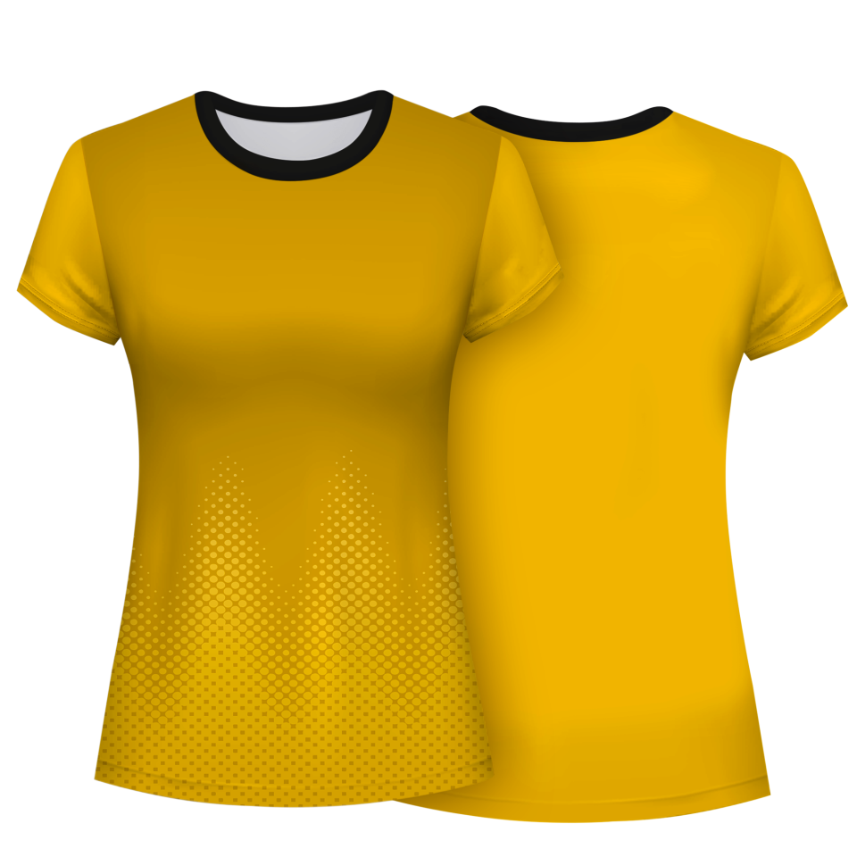 Camiseta pádel mujer manga corta sublimada modelo puntos