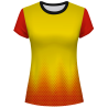 Camiseta pádel mujer manga corta sublimada modelo puntos