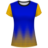 Camiseta pádel mujer manga corta sublimada modelo puntos
