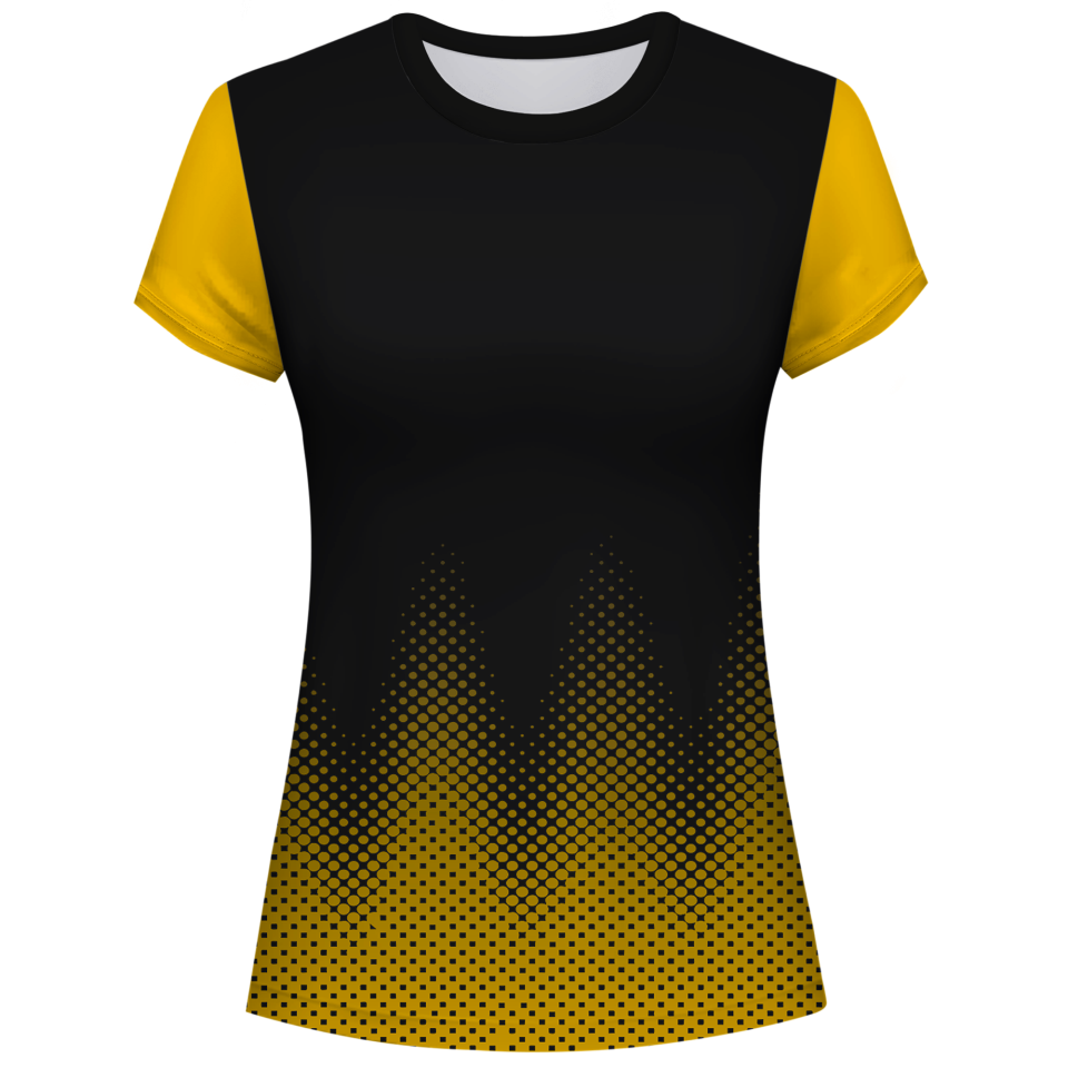 Camiseta pádel mujer manga corta sublimada modelo puntos