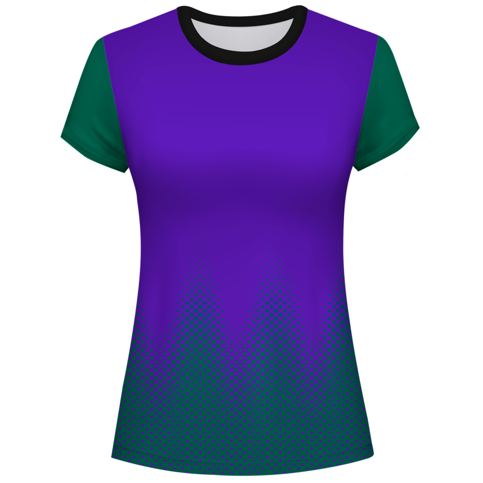 Camiseta pádel mujer manga corta sublimada modelo puntos