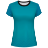 Camiseta pádel mujer manga corta sublimada modelo geométrico