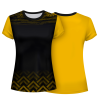 Camiseta pádel mujer manga corta sublimada modelo geométrico