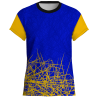 Camiseta pádel manga corta sublimada modelo líneas