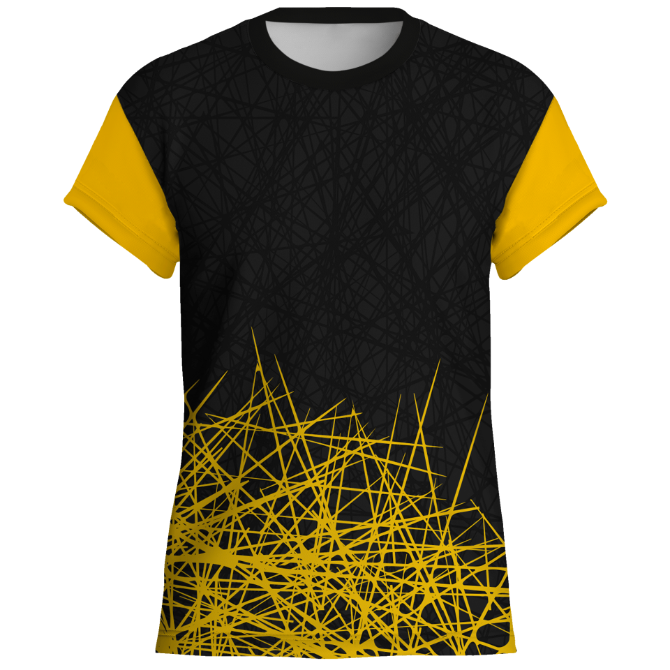 Camiseta pádel manga corta sublimada modelo líneas