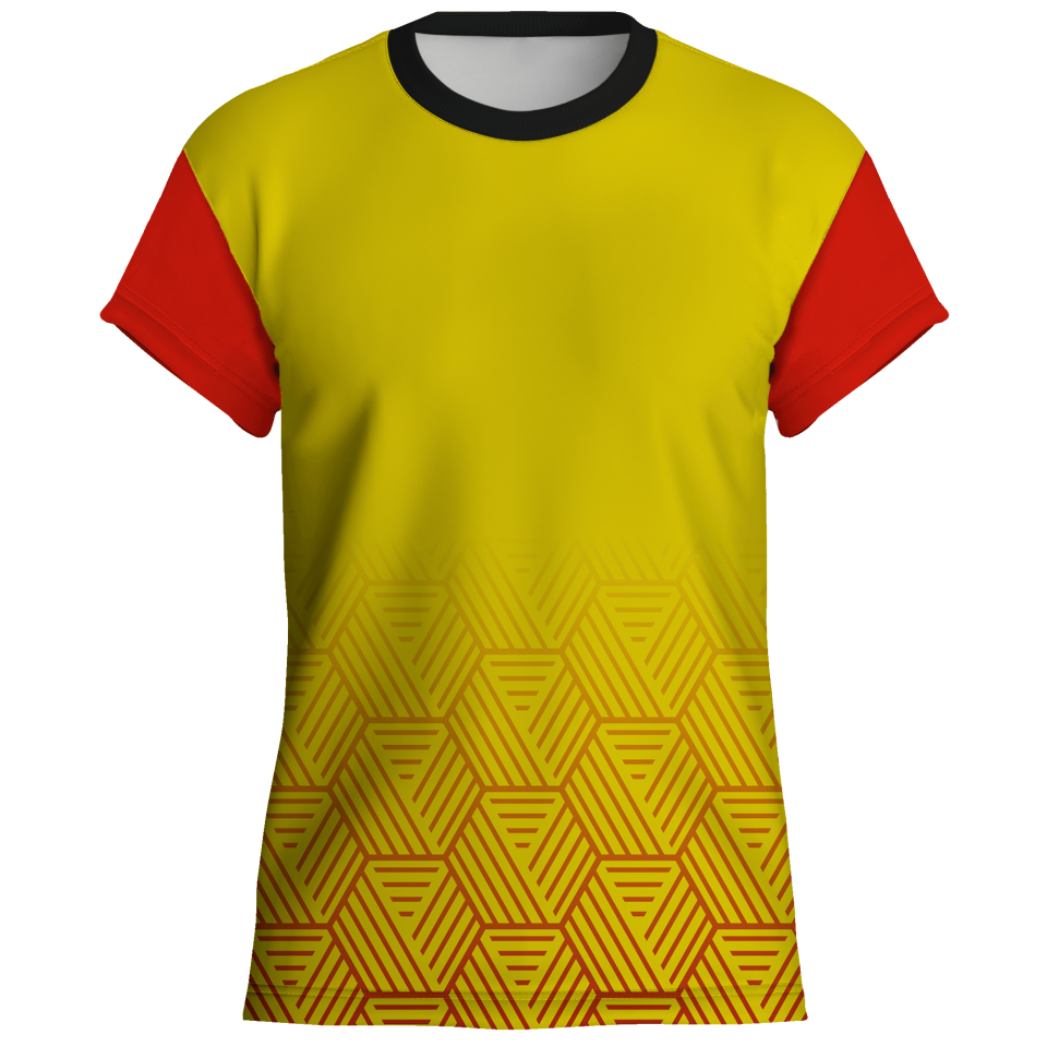 Camiseta pádel manga corta sublimada modelo hexágono