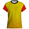 Camiseta pádel manga corta sublimada modelo hexágono