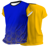Camiseta pádel manga corta sublimada modelo hexágono