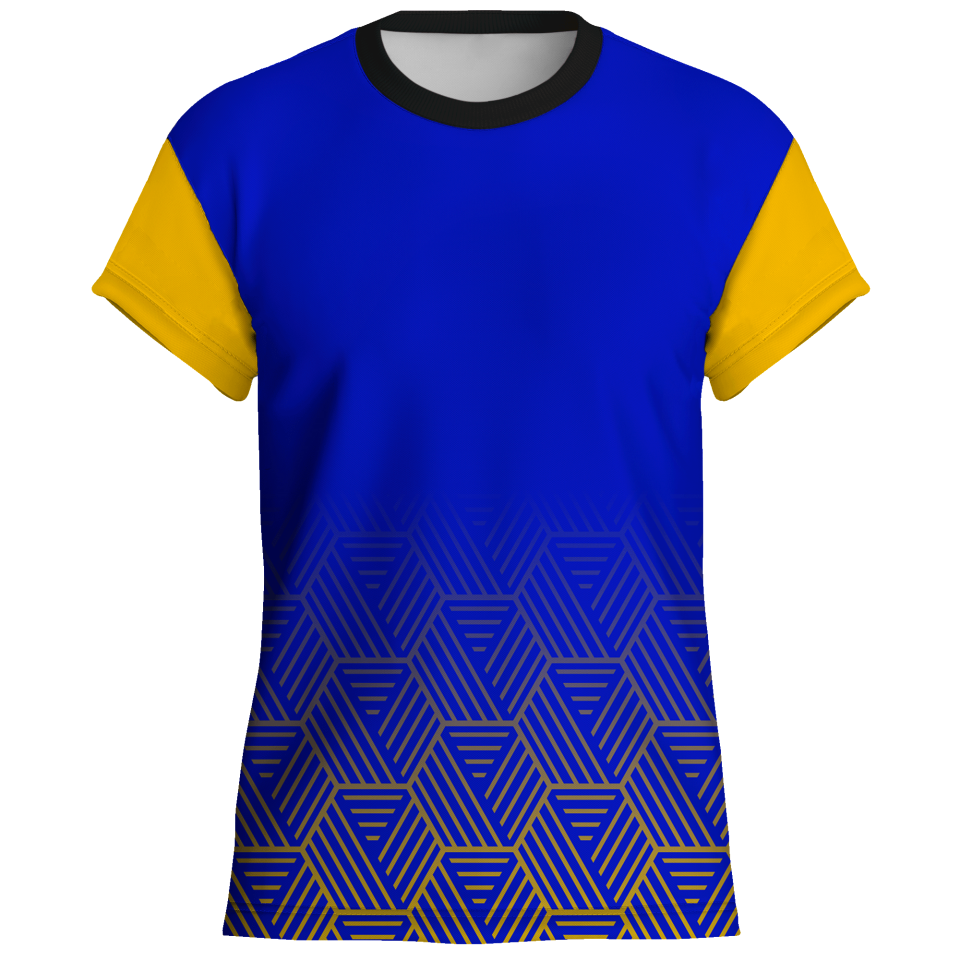 Camiseta pádel manga corta sublimada modelo hexágono