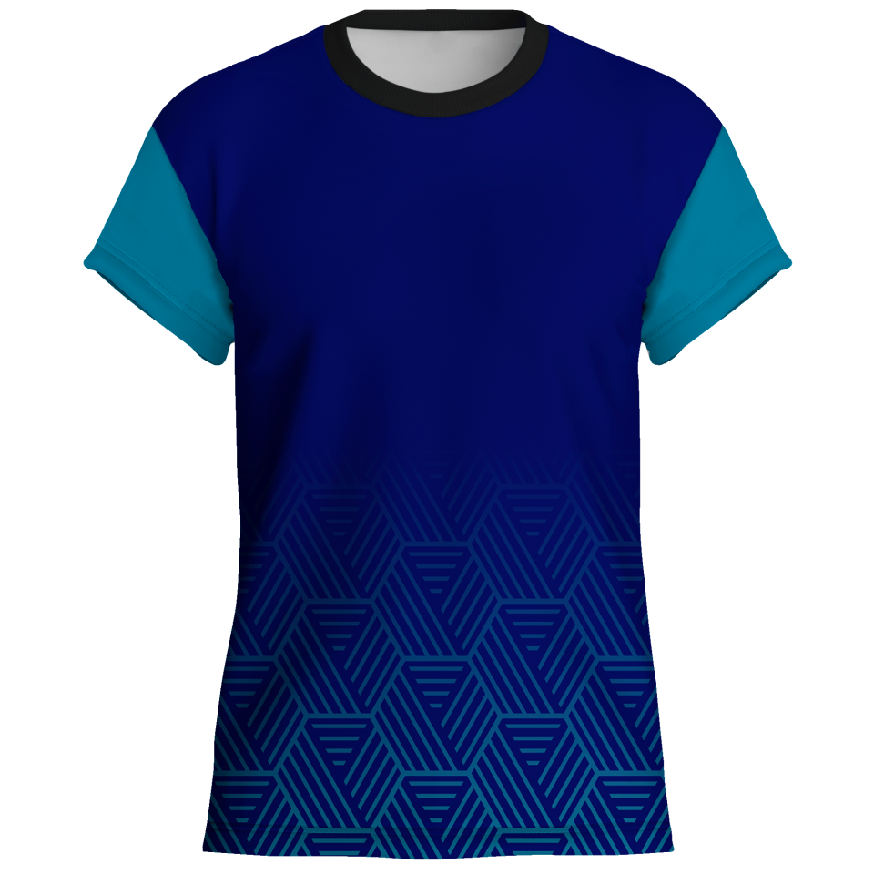 Camiseta pádel manga corta sublimada modelo hexágono