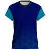 Camiseta pádel manga corta sublimada modelo hexágono
