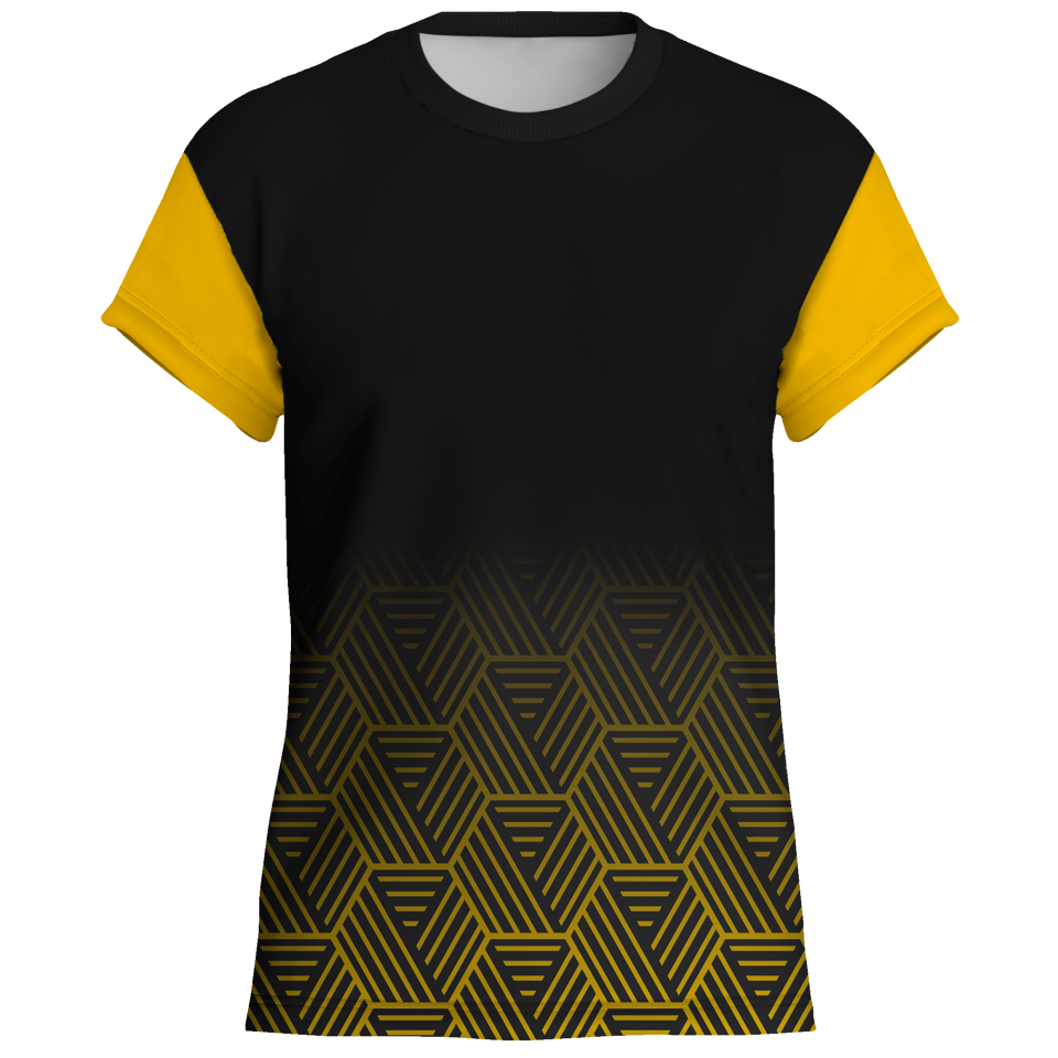 Camiseta pádel manga corta sublimada modelo hexágono