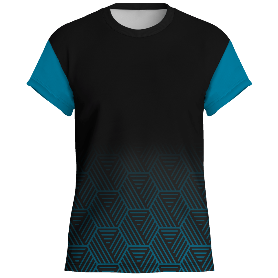 Camiseta pádel manga corta sublimada modelo hexágono