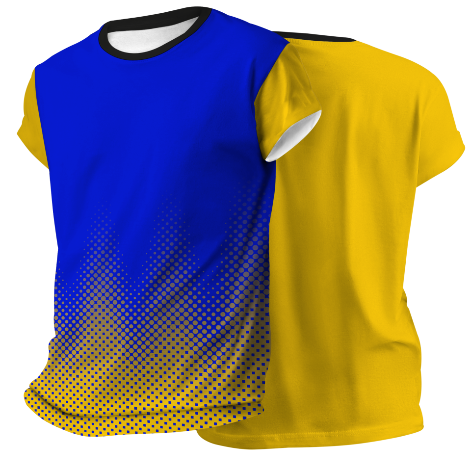 Camiseta pádel manga corta sublimada modelo puntos