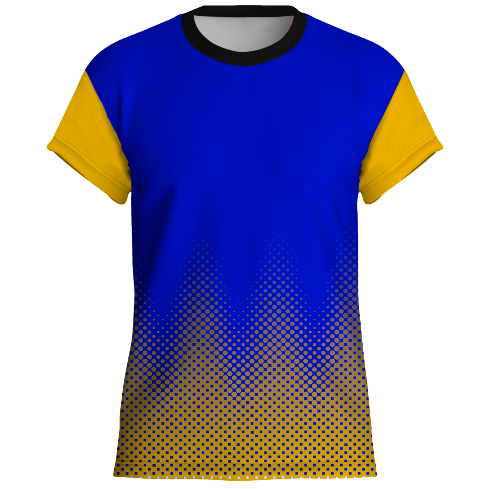 Camiseta pádel manga corta sublimada modelo puntos