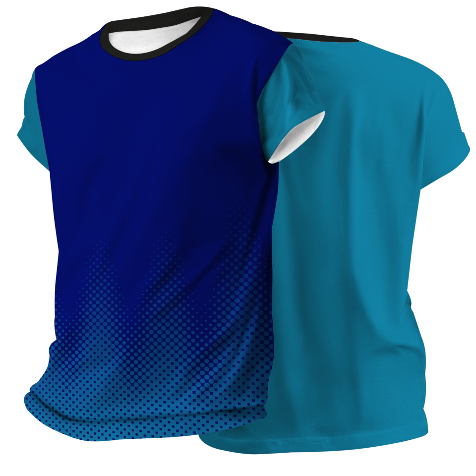 Camiseta pádel manga corta sublimada modelo puntos