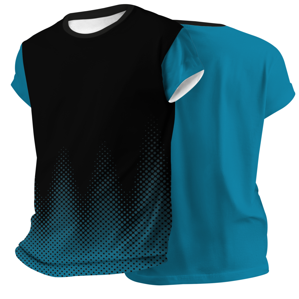 Camiseta pádel manga corta sublimada modelo puntos