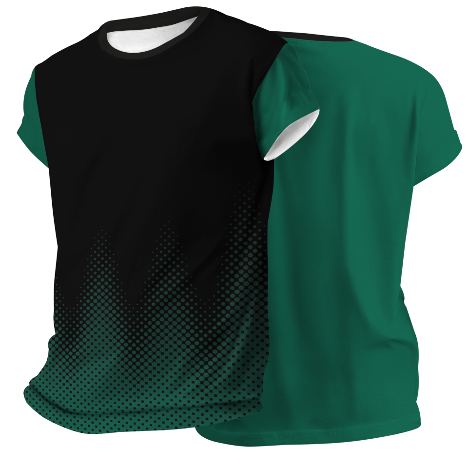 Camiseta pádel manga corta sublimada modelo puntos