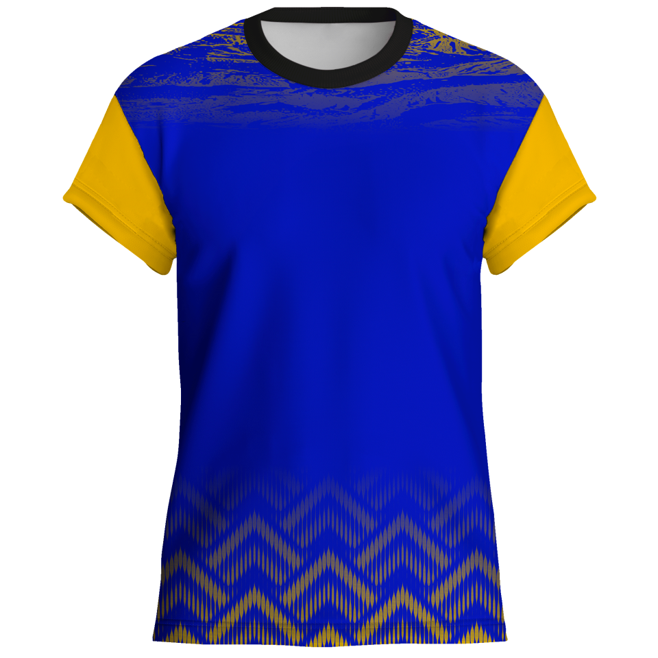 Camiseta pádel manga corta sublimada modelo geométrico