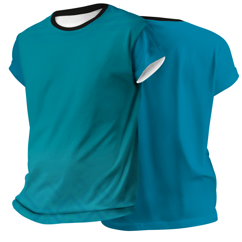 Camiseta pádel manga corta sublimada modelo geométrico