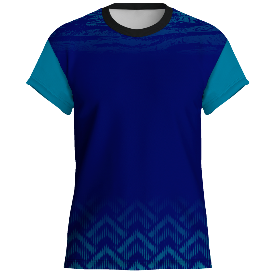 Camiseta pádel manga corta sublimada modelo geométrico