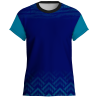 Camiseta pádel manga corta sublimada modelo geométrico