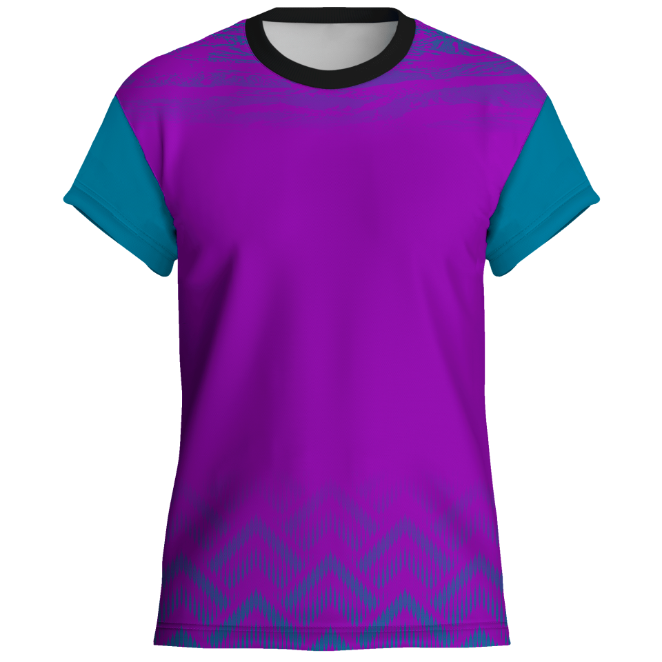 Camiseta pádel manga corta sublimada modelo geométrico