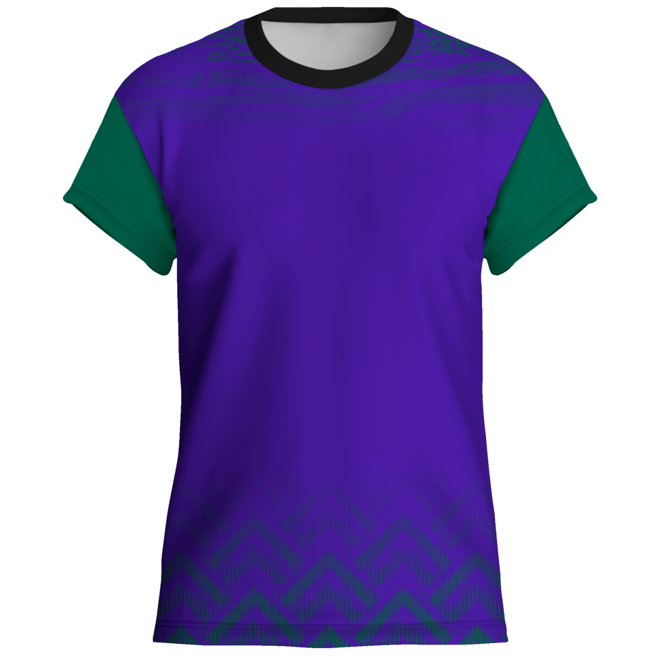 Camiseta pádel manga corta sublimada modelo geométrico