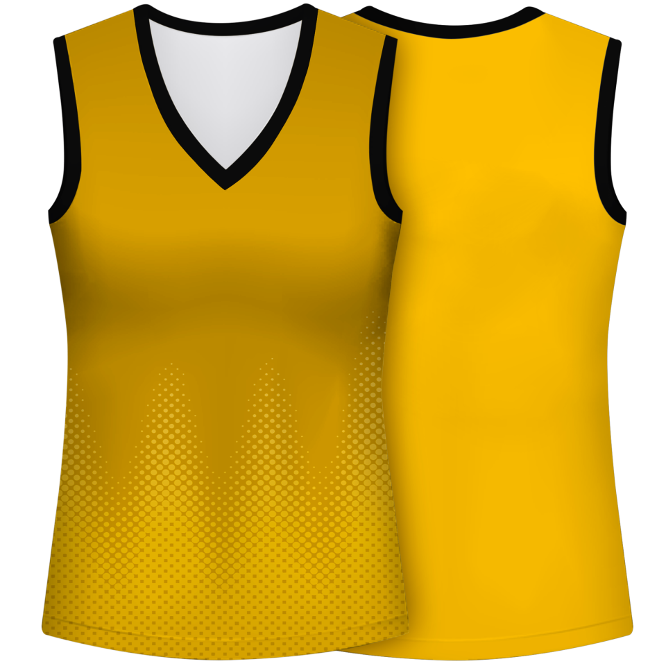 Camiseta pádel mujer sin mangas sublimada modelo puntos